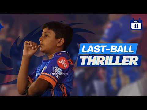 MI Daily 2026: May 11 - Fought till the very end | Mumbai Indians thumbnail
