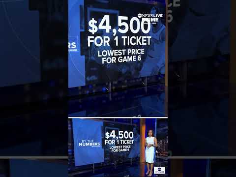 ABC News Live breaks down soaring NBA Finals ticket prices by the numbers. thumbnail