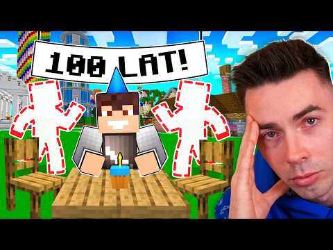 NIKT NIE PRZYSZEDŁ NA MOJE URODZINY... 😭🎂 w Minecraft thumbnail