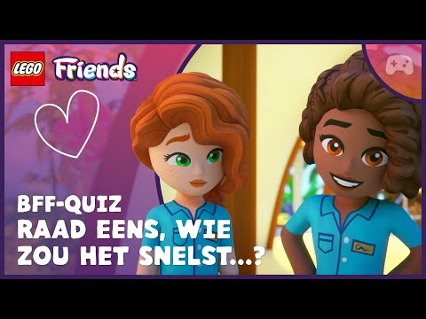 BFF-quiz 💜 Wie van de twee…? | Autumn en Aliya 🏖️📱 | LEGO Friends: Een Nieuw Hoofdstuk thumbnail