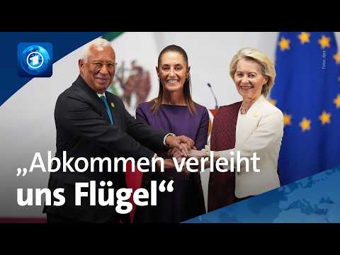 Für mehr Unabhängigkeit von den USA: EU und Mexiko unterzeichnen Handelsabkommen thumbnail