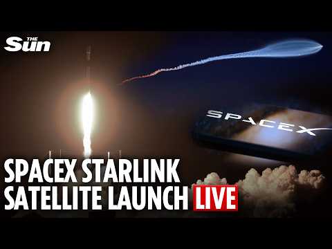 LIVE: SpaceX launches its latest batch of Starlink satellites thumbnail