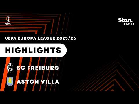 SC Freiburg v Aston Villa | Highlights | UEFA Europa League 2025/26 thumbnail