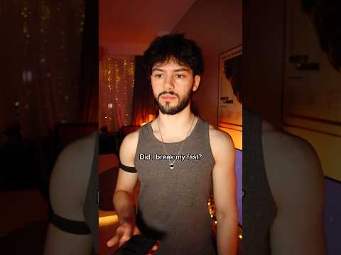 Did I break my fast? 👀 thumbnail