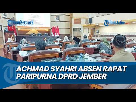 USAI VIRAL MAIN GAME SAAT HEARING, Achmad Syahri Absen Rapat Paripurna DPRD Jember thumbnail