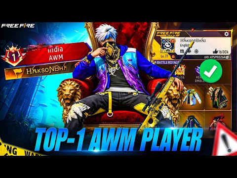 I became No.1 AWM Player in Free Fire ? thumbnail