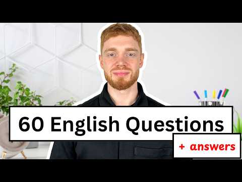 60 Everyday English Questions That Native Speakers Ask thumbnail