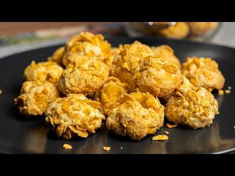 Biskut Cornflakes Crunchy — Rangup Rapuh, Wangi Butter (Tak Manis Sangat) thumbnail