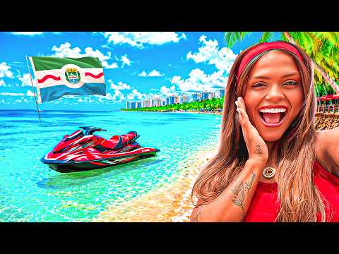 MEIA HORA DE VLOG NA PRAIA!!! thumbnail