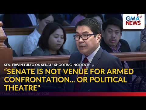ICYMI- Sen. Erwin calls out allegation implicating minority into Senate shooting incident | GMA News thumbnail