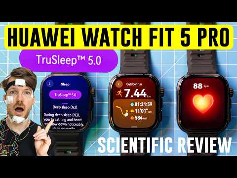 Huawei Watch Fit 5 Pro - NEW SLEEP TRACKING! (+ HR and GPS Scientific Review) thumbnail