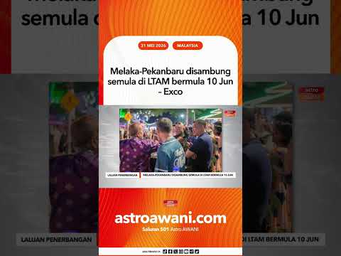 Melaka-Pekanbaru disambung semula di LTAM bermula 10 Jun – Exco thumbnail