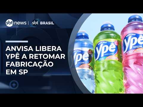 Anvisa autoriza Ypê a retomar produção em fábrica em Amparo, no interior de SP | #SBTBrasil thumbnail