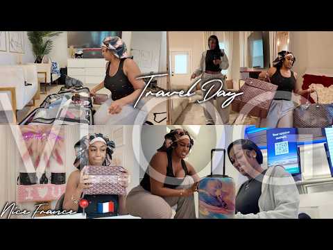 HOUSTON TO FRANCE...  MY FULL TRAVEL DAY VLOG ! thumbnail