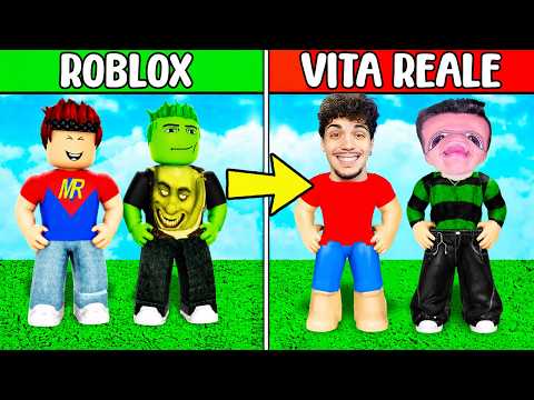 TRASFORMIAMO i NOSTRI AVATAR in REALISTICI CON LE NOSTRE FACCE su ROBLOX.. thumbnail