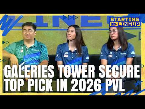 Galeries Tower secure top pick in 2026 PVL Draft | STARTING LINEUP | HIGHLIGHTS thumbnail