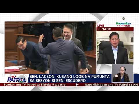 Sen. PING LACSON on Senate Leadership Change: Interview on TV Patrol thumbnail