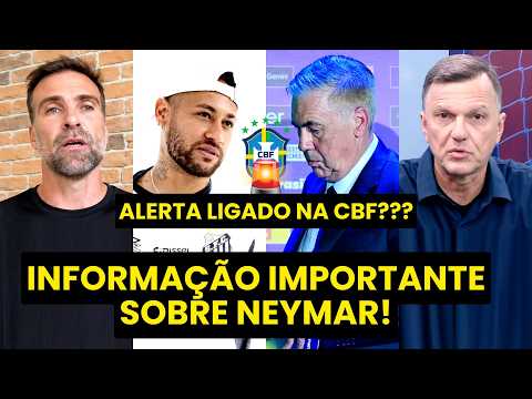 NEYMAR PREOCUPA por LESÃO??? "A INFORMAÇÃO é que a CBF vai..." BASTIDORES da SELEÇÃO GERAM DEBATE! thumbnail