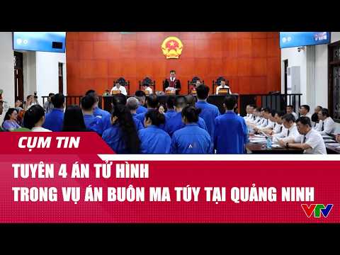 Tuyên 4 án tử hình trong vụ án buôn ma túy tại Quảng Ninh | Cụm tin | VTV24 thumbnail