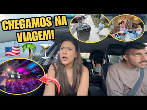 NOSSA PRIMEIRA VIAGEM NOS ESTADOS UNIDOS! 🇺🇸🌴🍸😱 *QUE LUGAR SURREAL*  thumbnail