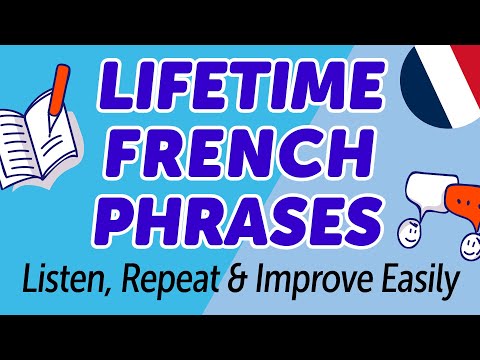 Master 500 "Lifetime" French Phrases: Listen, Repeat & Improve Easily thumbnail