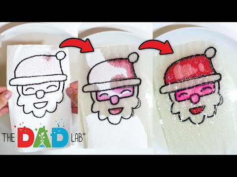 Christmas Science Experiment with Paper Kitchen Towels thumbnail