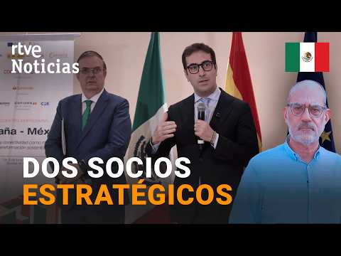 MÉXICO y ESPAÑA acuerdan DUPLICAR el COMERCIO INTERNACIONAL y AUMENTAR  INVERSIONES | RTVE Noticias thumbnail