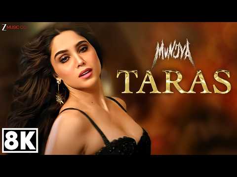 Taras - 8K Video | Munjya | Sharvari & Abhay | Sachin-Jigar, Jasmine Sandlas | Amitabh Bhattacharya thumbnail
