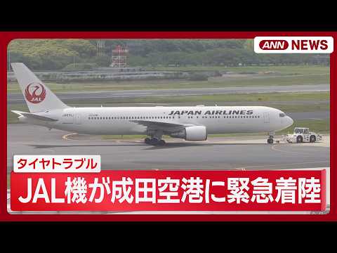 【ライブ】JAL機が成田空港にタイヤトラブルで緊急着陸　【LIVE】(2026年5月29日) ANN/テレ朝 thumbnail