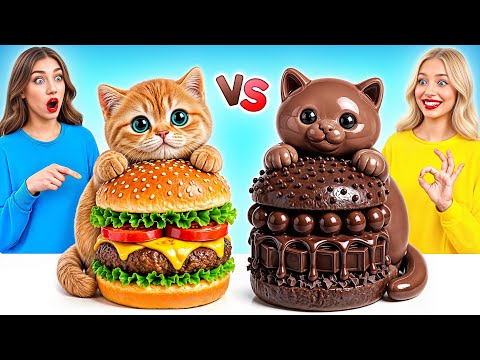 Desafío De Comida Real vs. De Comida Chocolate | Trucos de Cocina Simples de Multi DO Challenge thumbnail