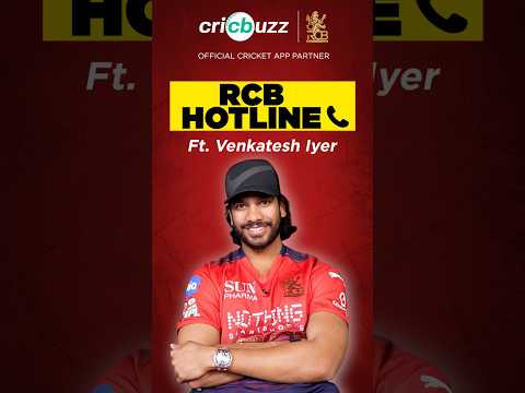 RCB Hotline ft. Venkatesh Iyer ?To be a partner in a cricket quiz❓WATCH NOW ?' thumbnail