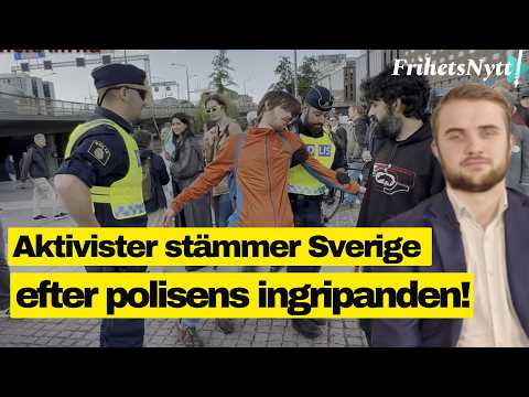 Polisen har silkesvantar mot klimataktivister - men misshandlar fria journalister?! thumbnail