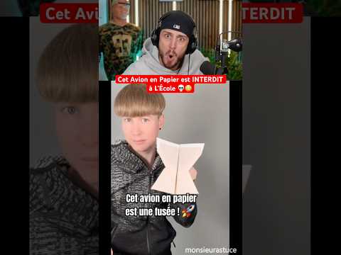 Cet Avion en Papier est INTERDIT à L’École ?? thumbnail