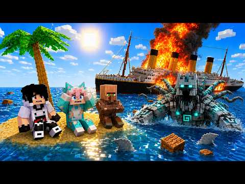1000 YOUTUBER TERDAMPAR DI PULAU VILLAGER PURBA DI MINECRAFT ! FROST DIAMOND MUTANT MUNCUL thumbnail