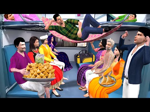 Train Jugaad चलती ट्रेन में Hammock Bed Aur TT Shock | Hindi Kahani thumbnail
