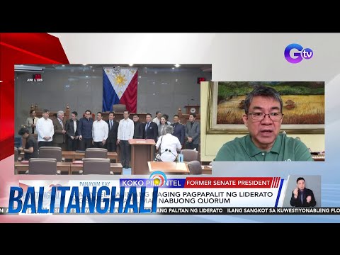 Sitwasyon sa Senado | Balitanghali thumbnail
