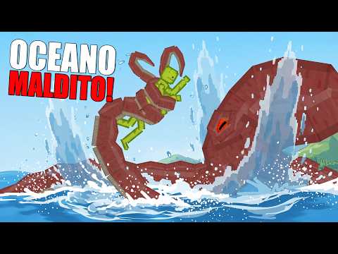 Enfrentando Criaturas do OCEANO no Melon Sandbox thumbnail