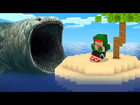 SOBREVIVA EM UMA ILHA CONTRA O BLOOP NO MINECRAFT!!🏝️ thumbnail