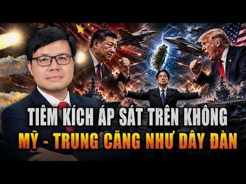 Eo Biển Đài Loan Bùng Nổ: Tiêm Kích Mỹ – Trung Đối Đầu Chỉ Vài Giờ Sau Khi Trump Rời Bắc Kinh thumbnail