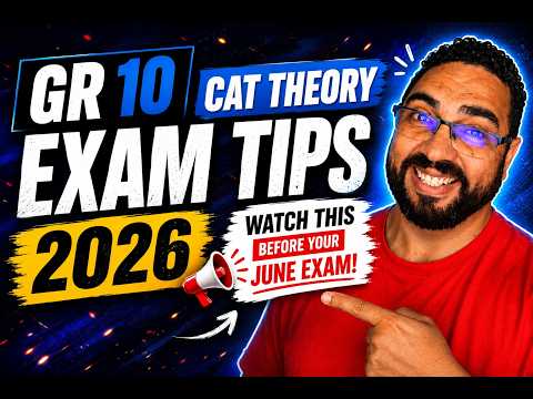 GR 10 CAT THEORY EXAM TIPS 2026 ? | Watch THIS Before Your June Exam! thumbnail