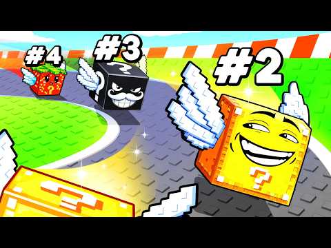 PRIMEIRA VEZ NO CORRIDA DE LUCKY BLOCK COM ROBUX INFINITO ATIVADO NO ROBLOX 🤑 thumbnail