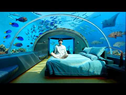 1泊300万円の水中ホテルに泊まってみた thumbnail