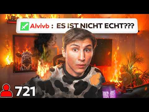 Ich habe meinen Livestream KOMPLETT gefaked… 😳 thumbnail