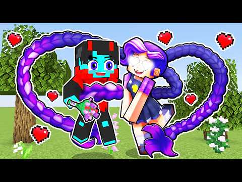 Dating LILY LOVEBRAIDS for 24 HOURS in Minecraft! thumbnail