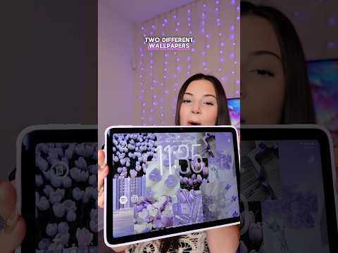 How to have 2 wallpapers on iPad lock screen!! #ipad #ipadhacks #ipadtips thumbnail