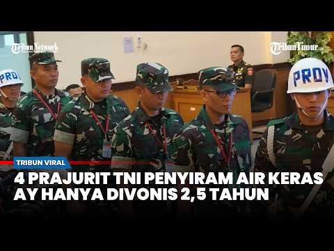 Tak Dipecat, 4 Prajurit TNI Penyiram Air Keras Andrie Yunus Hanya Divonis 2,5 Tahun thumbnail