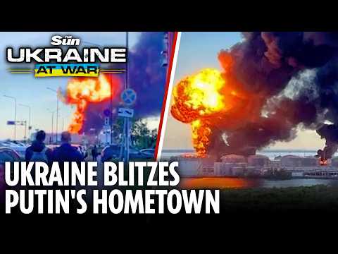Drones hammer Putin's hometown where 'Russian Davos' taking place thumbnail