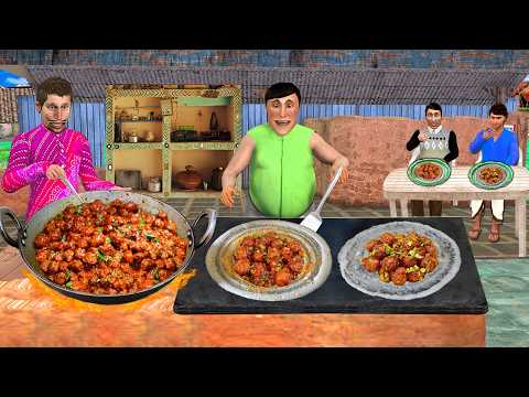 Manchurian Dosa Famous Street Food Veg Manchurian Dosa Hindi Kahani Moral Stories New Comedy Video thumbnail