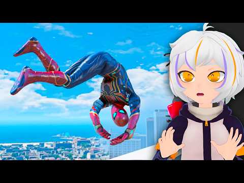 SPIDERMAN Y LAS CAIDAS MAS ALTAS Y BRUTALES | ChuyMine REACCIONA thumbnail