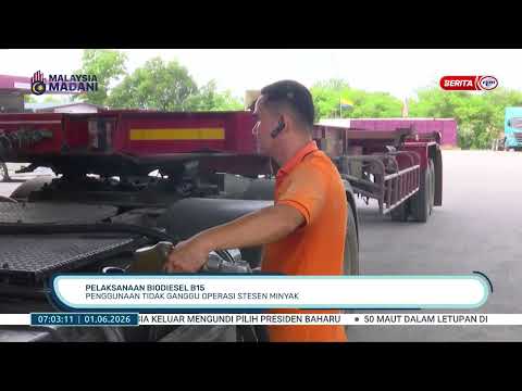 1 JUN 2026 - BERITA PAGI - PELAKSANAAN BIODIESEL B15: PENGGUNAAN TIDAK GANGGU OPERASI STESEN MINYAK thumbnail